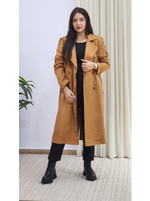 Trench long imperméable pour femme