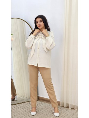 Chemise avec papillon