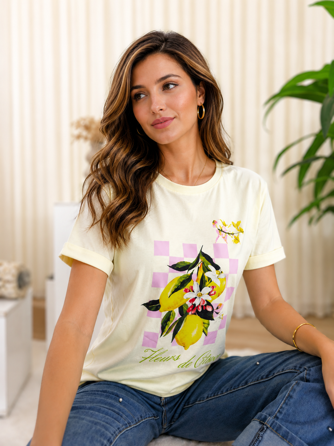 Pull femme demi manche